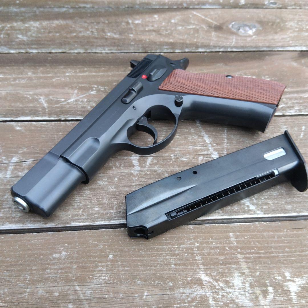 MGC　CZ75　固定スライドガスガン　木製グリップ