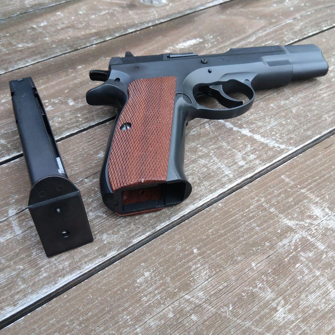 MGC　CZ75　固定スライドガスガン　木製グリップ