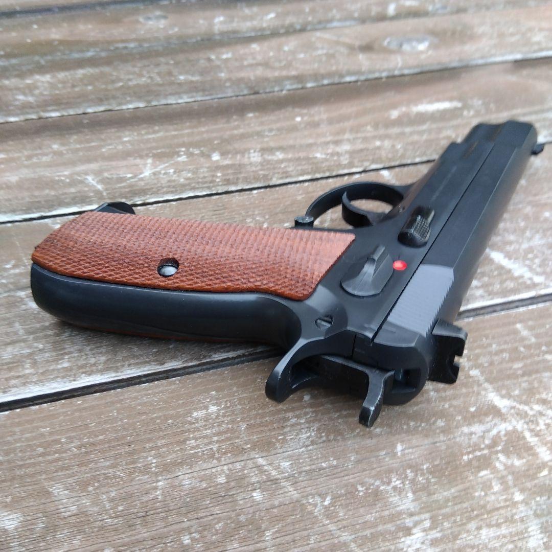 MGC　CZ75　固定スライドガスガン　木製グリップ