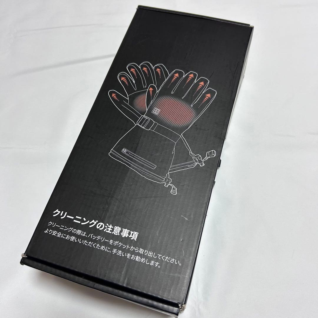 電熱グローブ 電熱手袋 ヒートグローブ 保温 防寒 防水 防風 PSE認証済 L