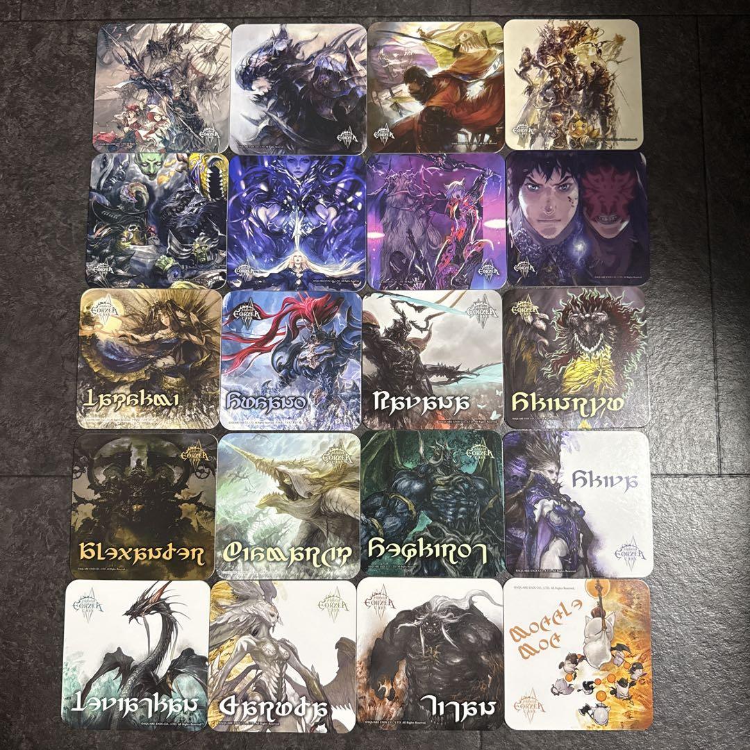 FF14ハイデリンカフェ一周年限定コースター 希少品 - メルカリ