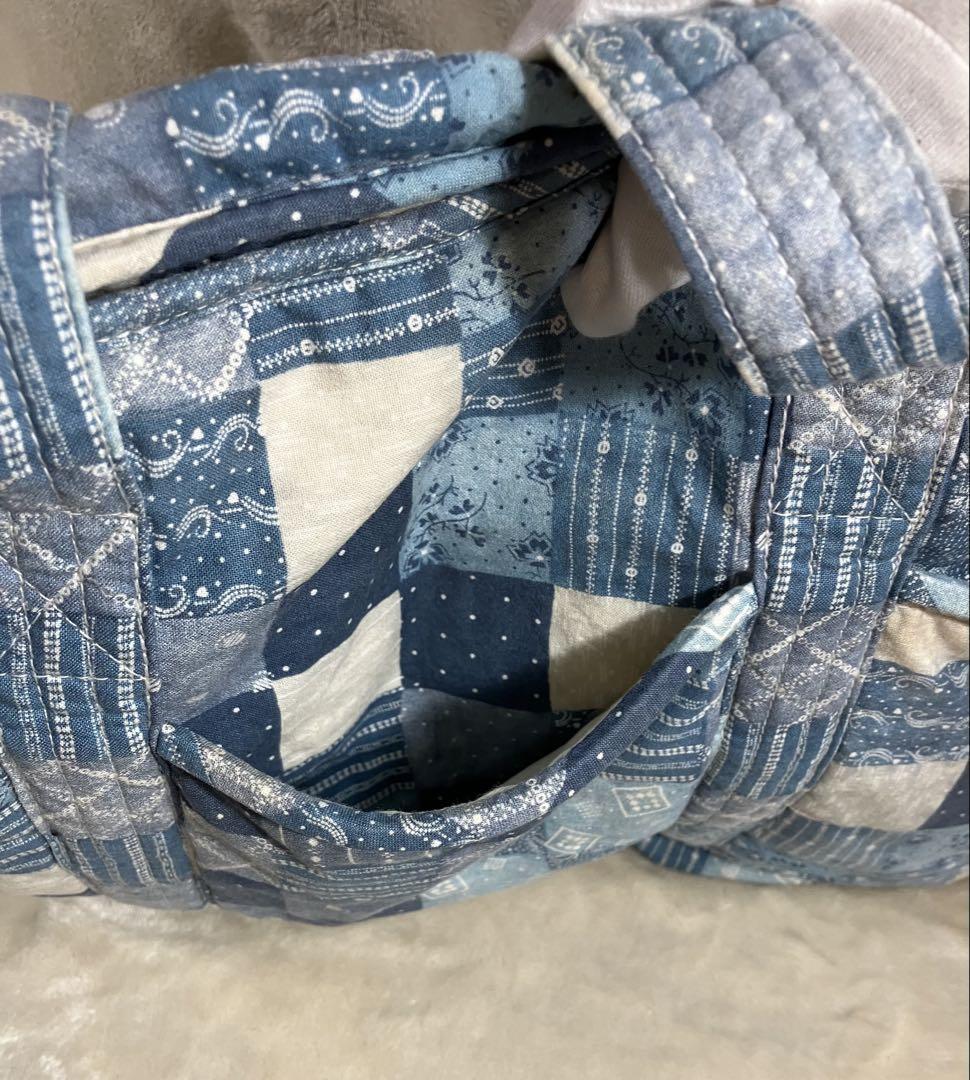 【500円引きクーポン】 美品】Ralph Lauren トート パッチワーク調 ラルフローレン バッグ