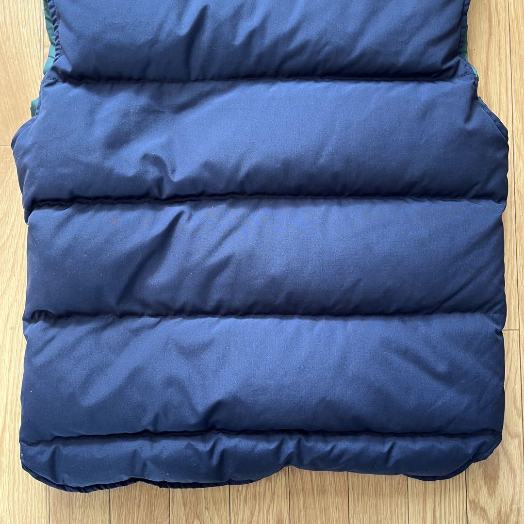 【90s】Eddie Bauer グースダウンベスト 白タグ M ネイビー