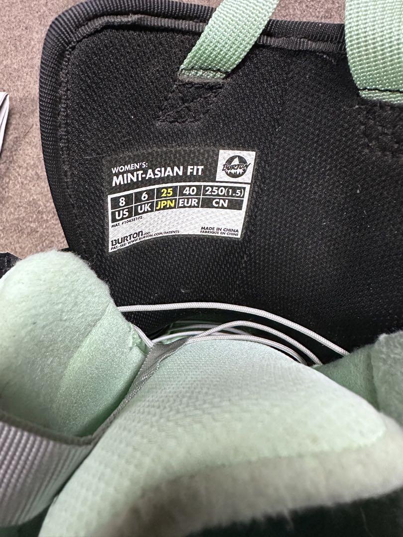 BURTON MINT アジアンフィット バートン25センチ