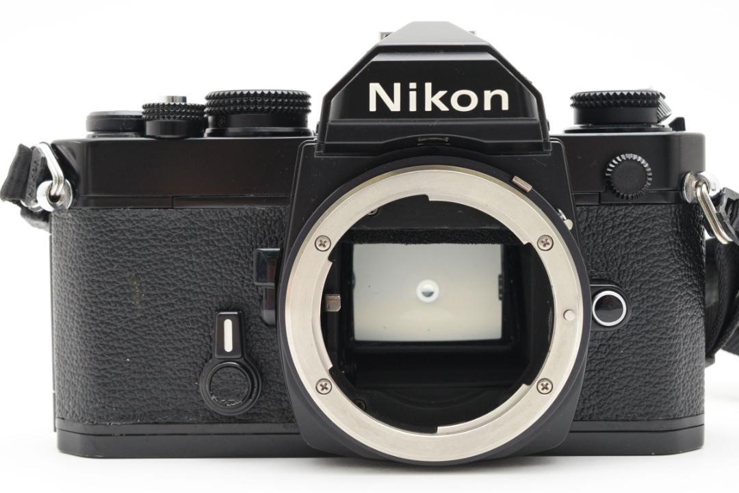 超美品 NIKON FM ブラック フィルムカメラ　モルト新品交換済 B380