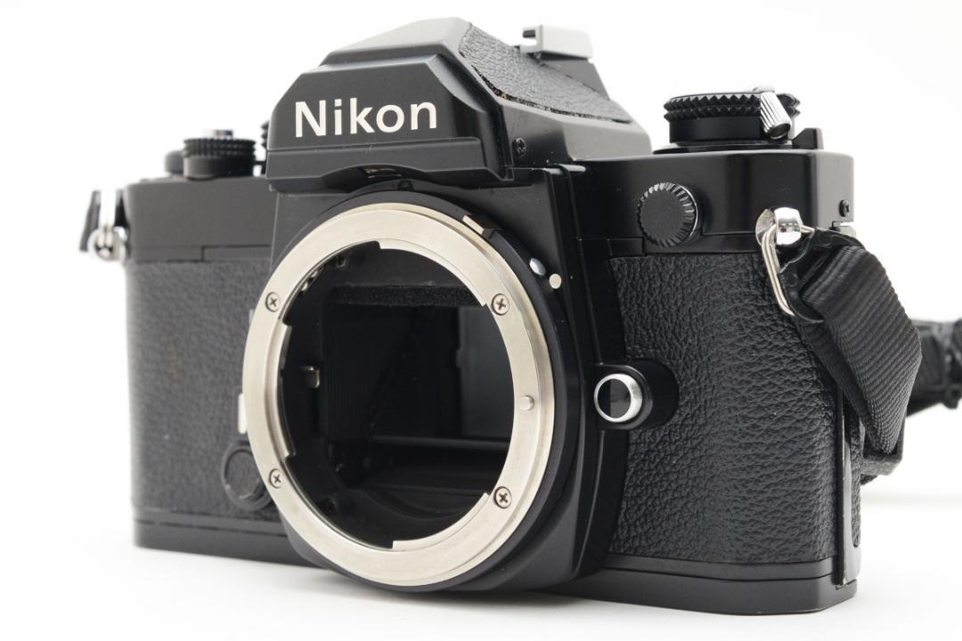 超美品 NIKON FM ブラック フィルムカメラ　モルト新品交換済 B380