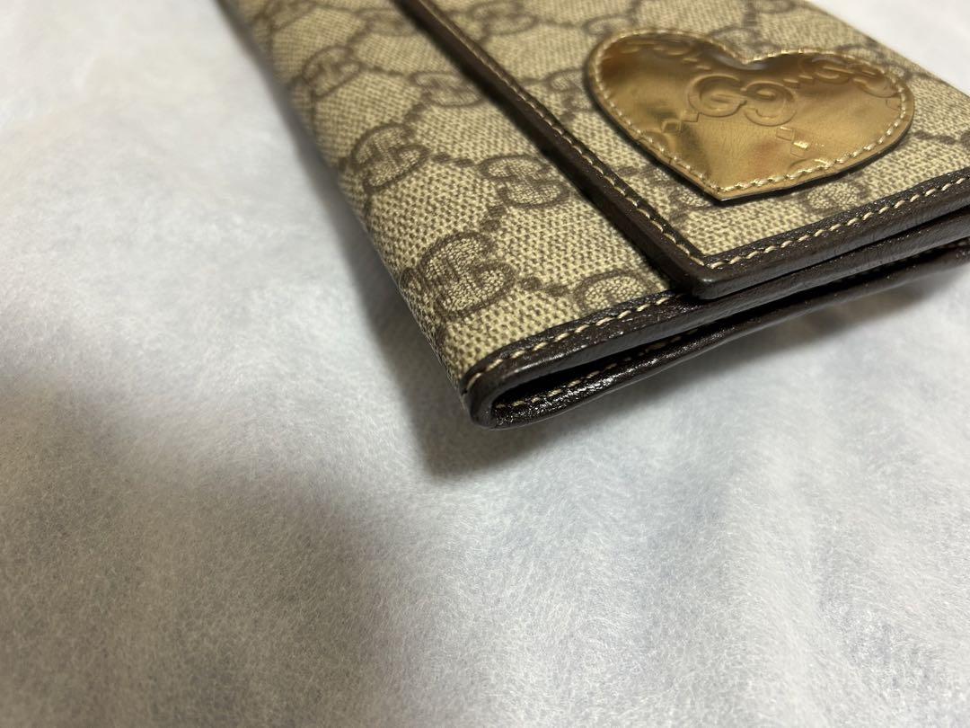 GUCCI GGプラス　二つ折り財布　レディース