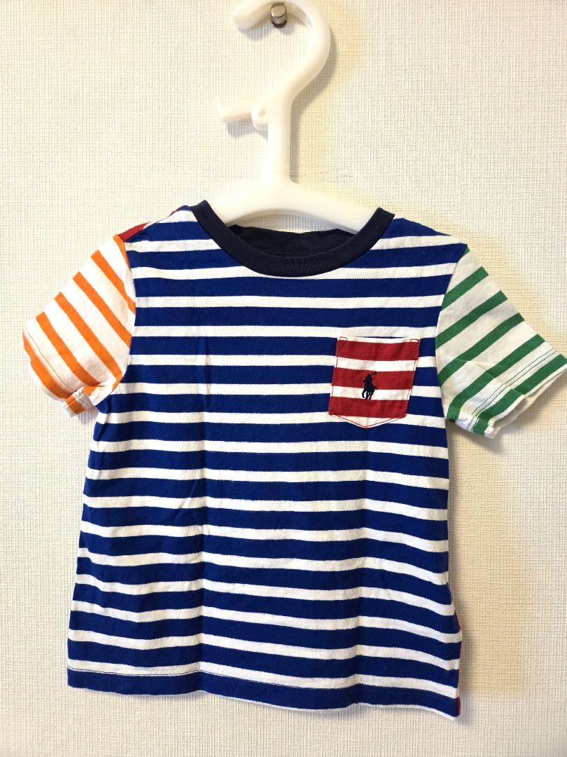 ラルフローレン　カラフルストライプTシャツ 90cm