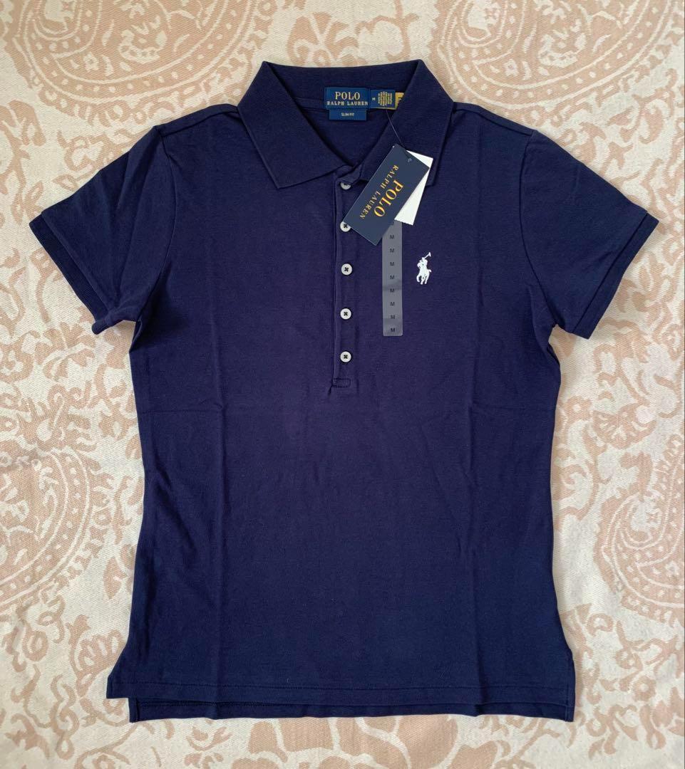 ★新品タグ付きPolo Ralph Lauren ネイビー 半袖ポロシャツ M