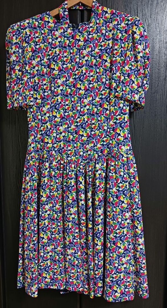 【HANAE MORI】花柄ワンピース