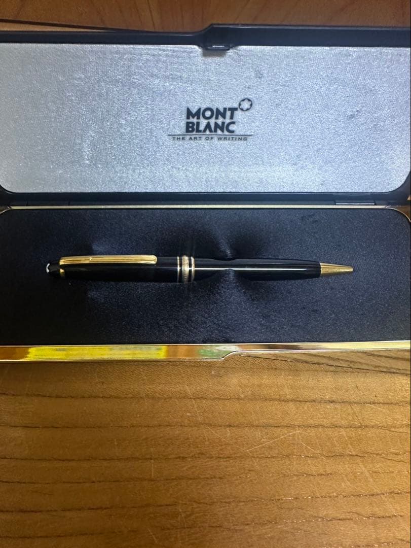 MONT BLANC ブラックボールペン ケース付きMONTBLANC