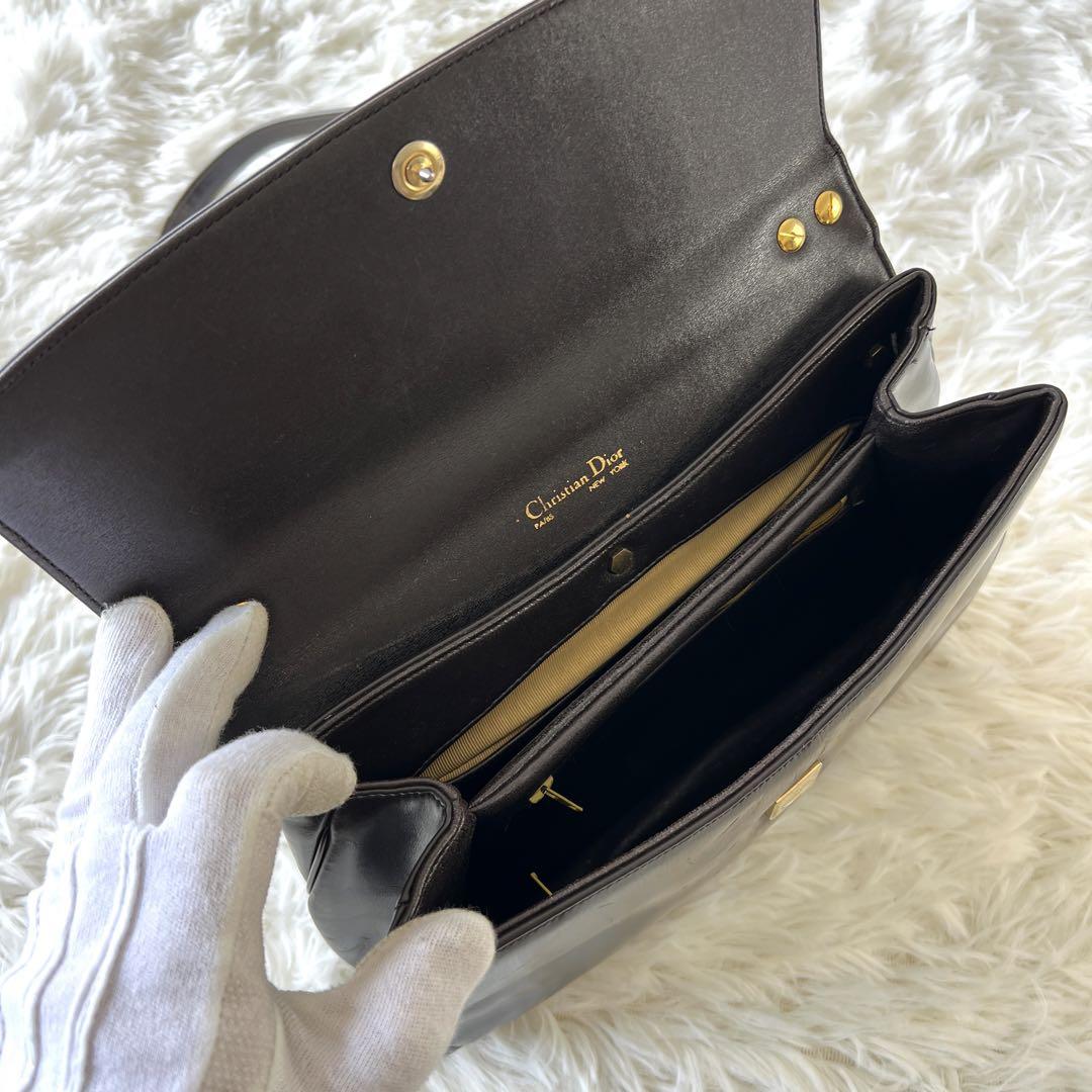 激レア✨ 美品 OLD Dior 2WAY ショルダーバッグ トロッター レザー 激レア✨ 美品 OLD Dior 2WAY ショルダーバッグ トロッター