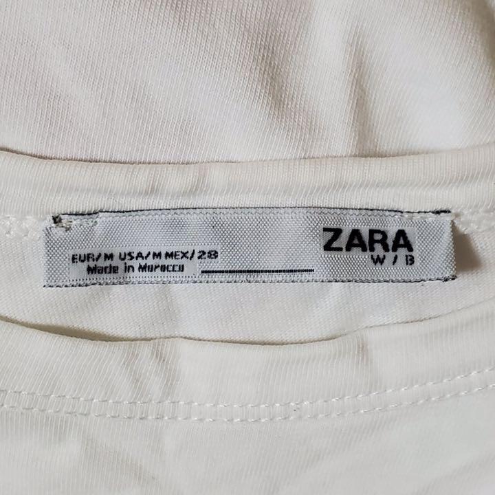 ZARA ザラ レディース Tシャツ 半袖 プリント Uネック 可愛い 白 赤 - メルカリ ZARA ザラ レディース Tシャツ 半袖 プリント Uネック 可愛い 白 赤 - メルカリ
