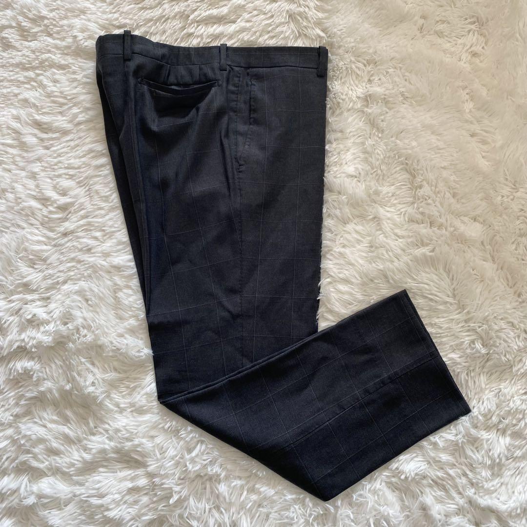 THE SUIT COMPANY×REDA スーツ チャコールグレーチェック L