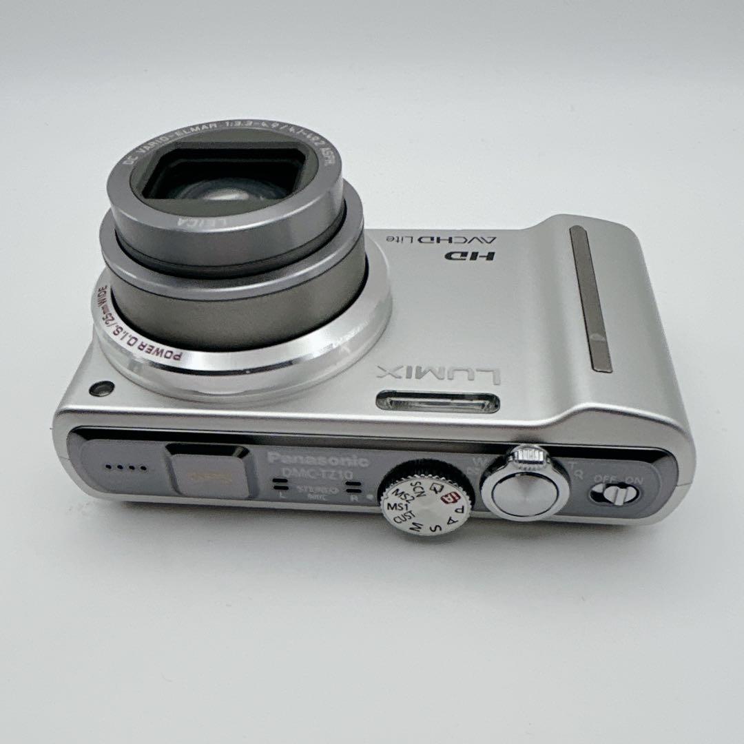美品 Panasonic DMC-TZ10 LUMIX デジカメ 化粧箱付き