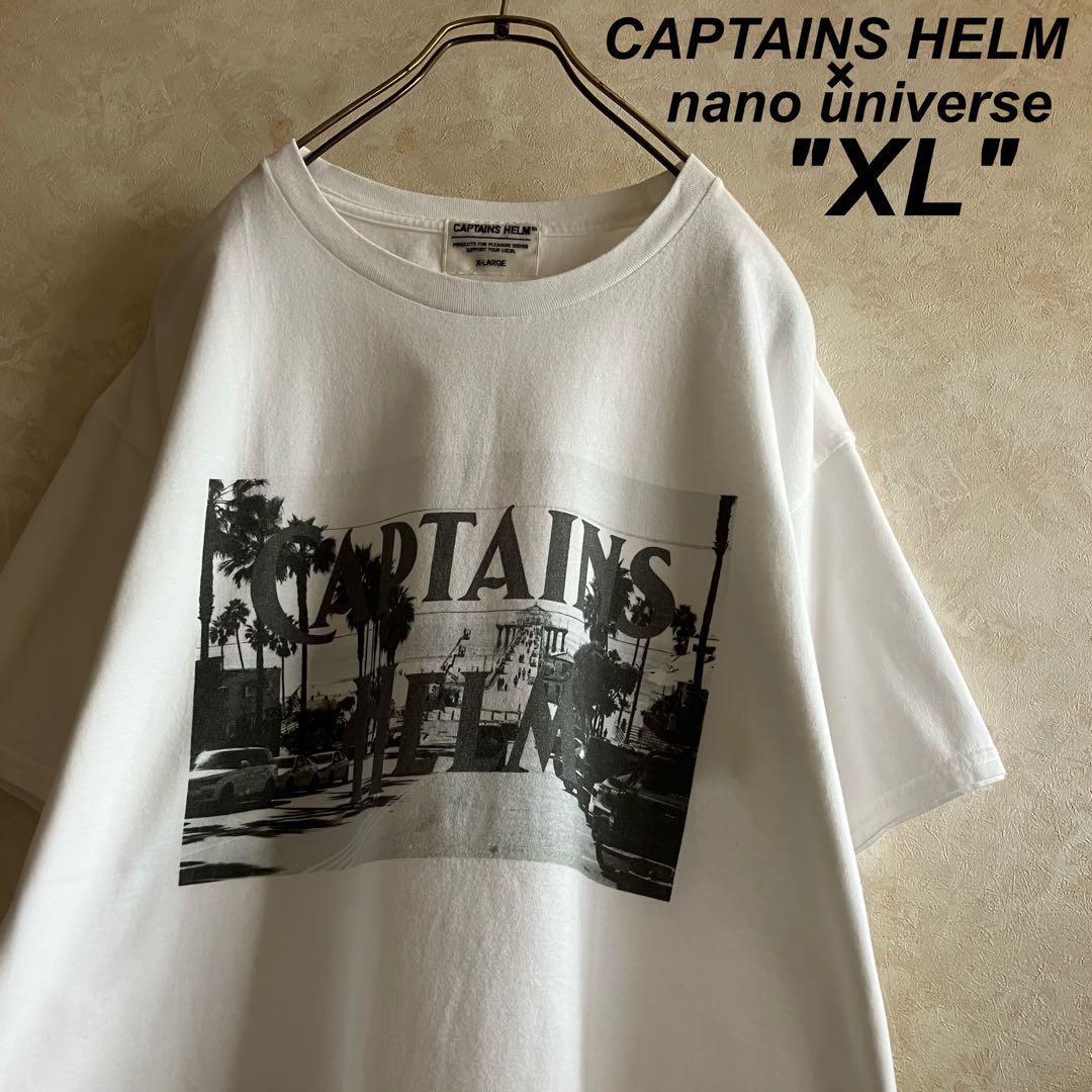古着 キャプテンズヘルム ナノユニバース 別注tシャツ XL