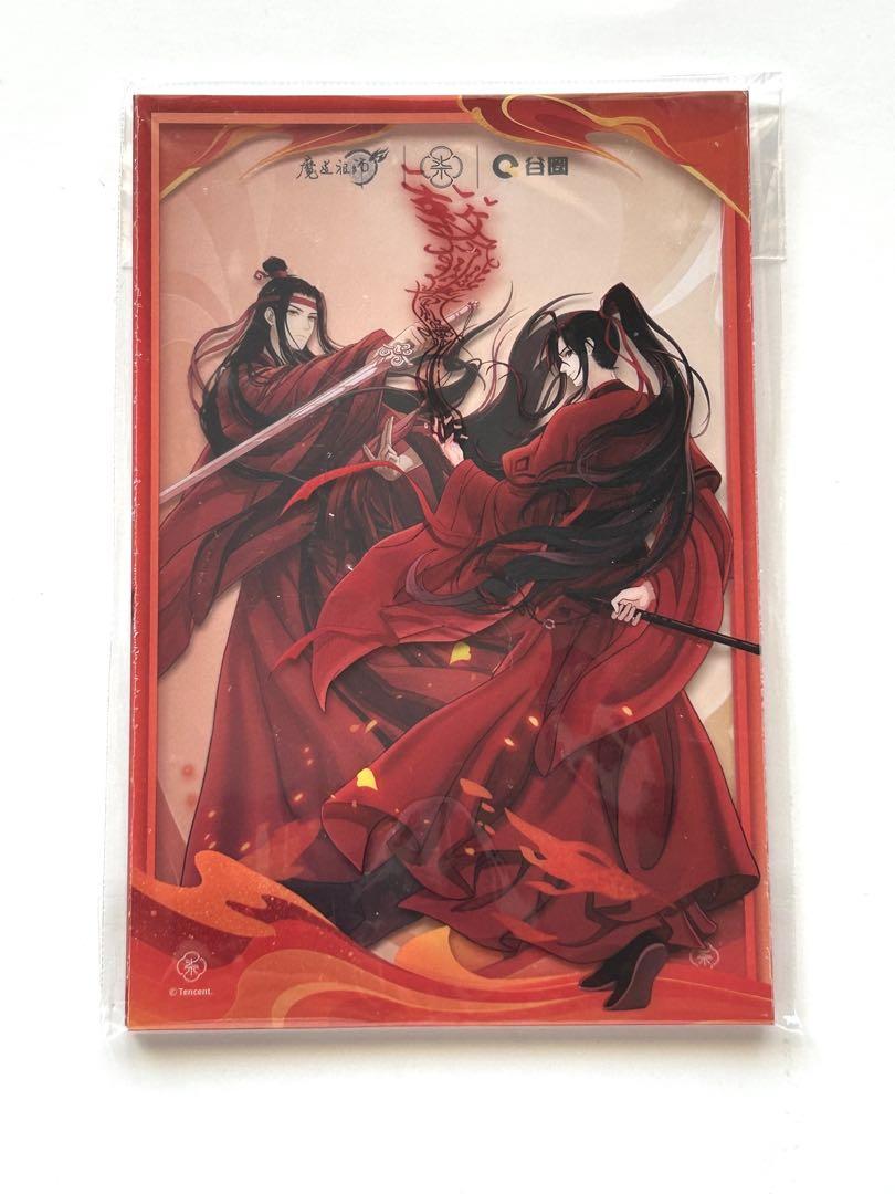 魔道祖師公式　霞染裳シリーズ 魔道祖師 アクリルカード 霞染裳シリーズ 魏無羨 藍忘機 2枚入