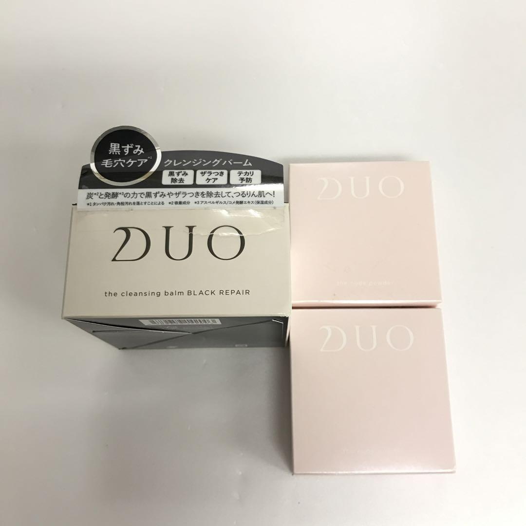 F150 DUO デュオクレンジングバームブラックリペア  フェイスパウダー