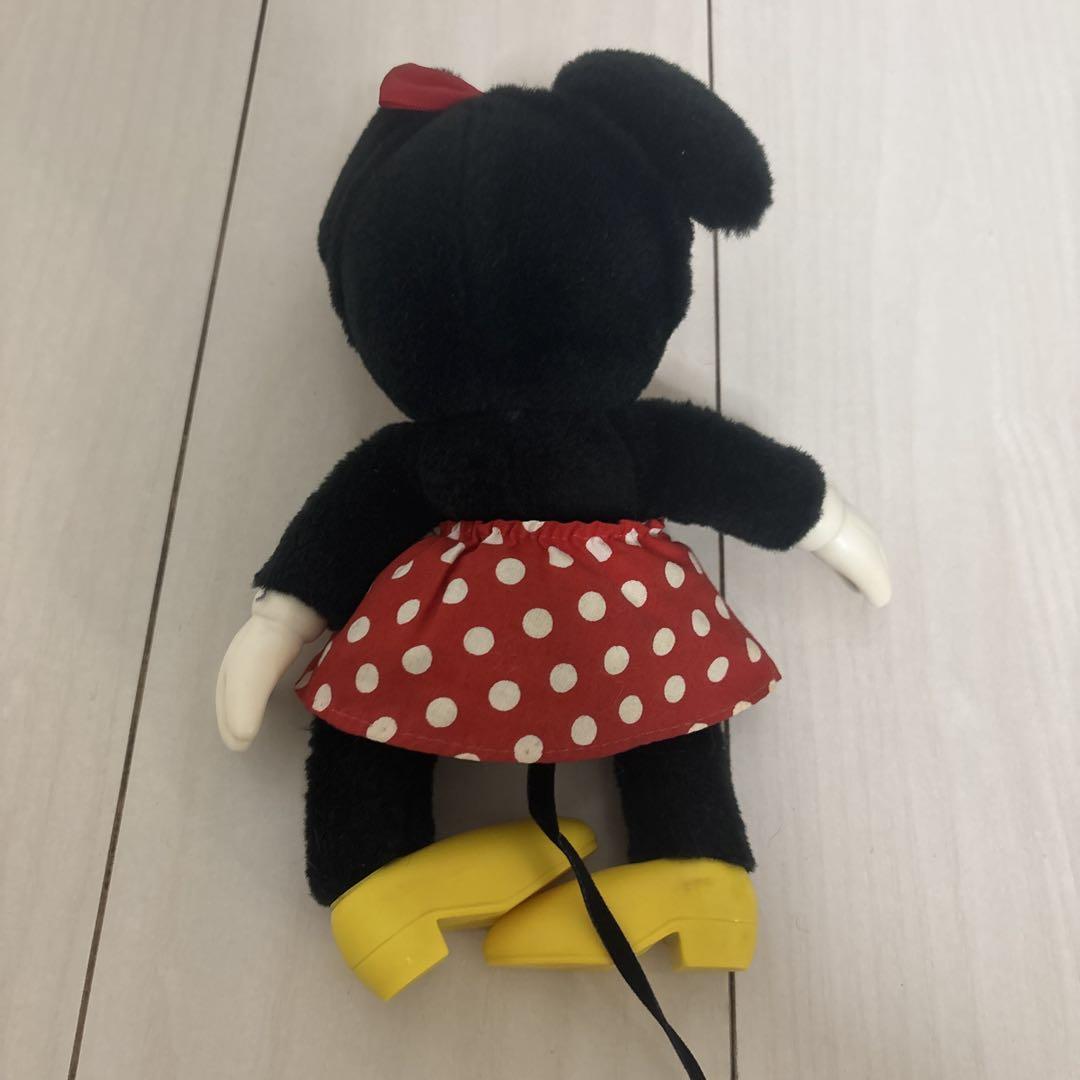 ディズニーランド ぬいぐるみ ミニー ヤングエポック社 レア レトロ