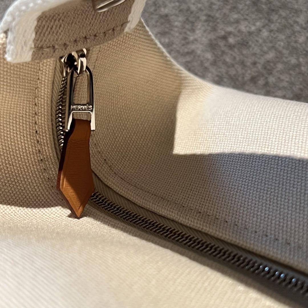 エルメス　HERMES ポーチ  ブリッドアブラック　PM ベージュ
