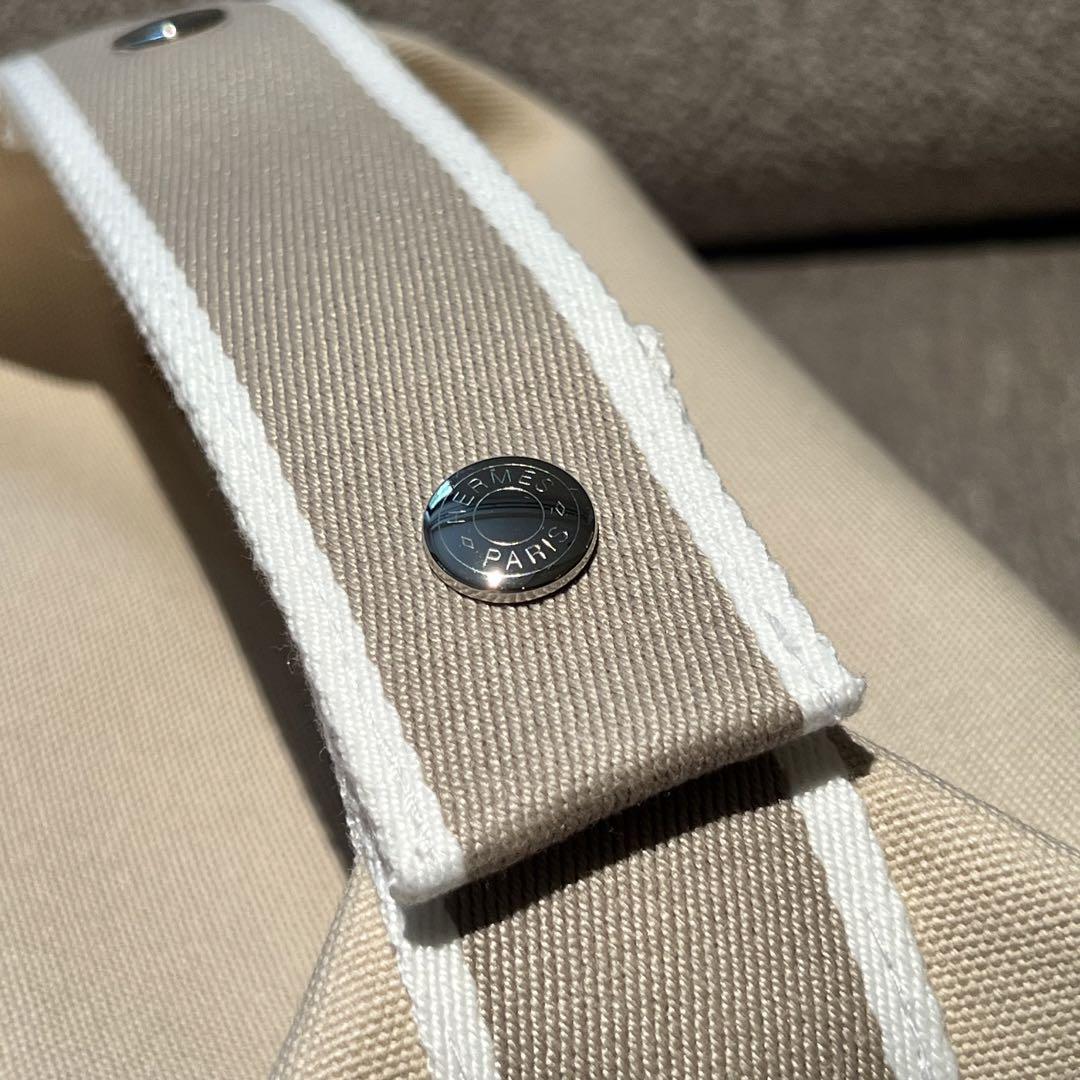 エルメス　HERMES ポーチ  ブリッドアブラック　PM ベージュ