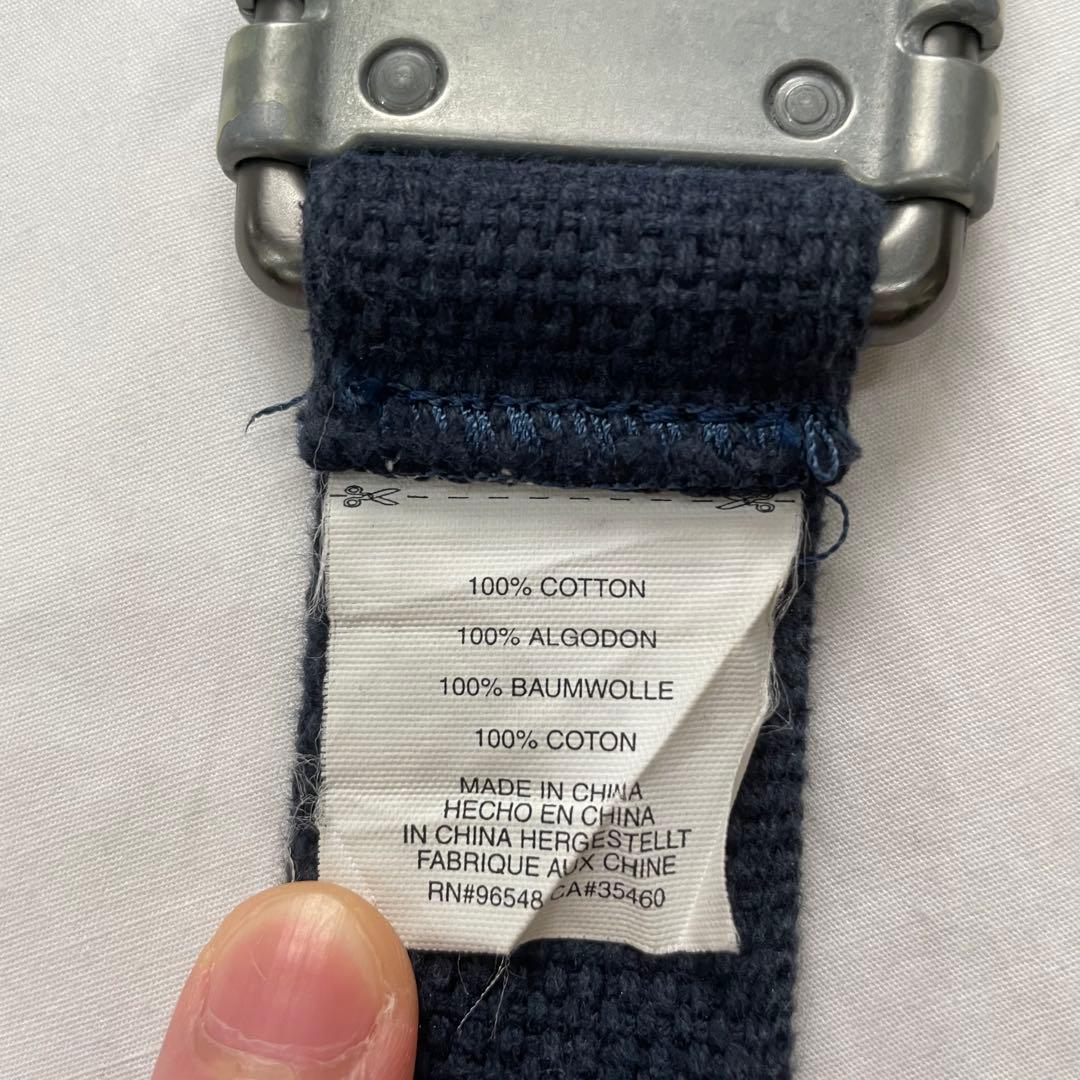 【Oakley】 12年製　ガチャベルト　メタルバックル　y2k 紺