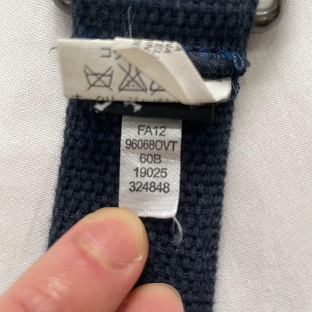 【Oakley】 12年製　ガチャベルト　メタルバックル　y2k 紺