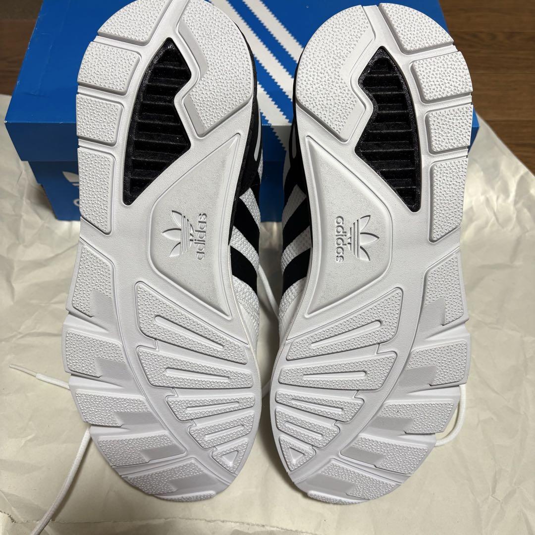 adidas ZX 1K BOOST 26.0cm ホワイト/ブラック - メルカリ
