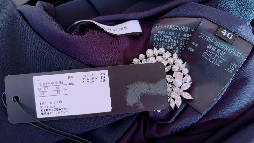 FOXEY サマーブラックミニワンピース40極美品 rene