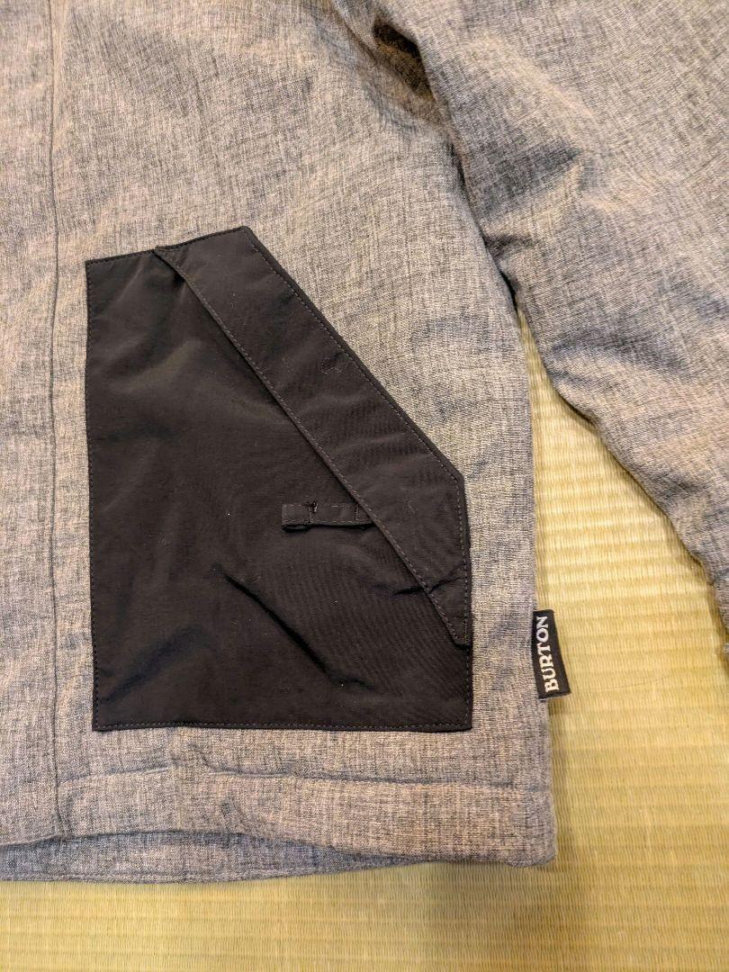 BURTON 子供用スノーボードウェア グレー/ブラック
