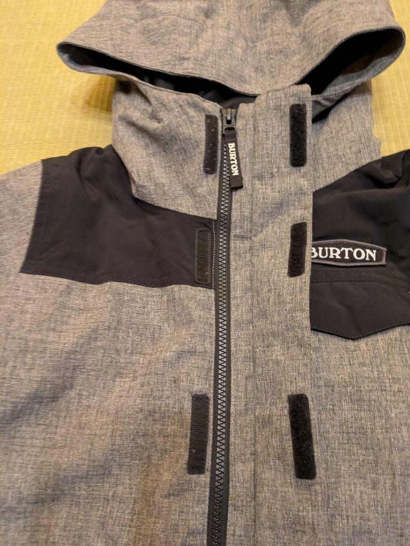 BURTON 子供用スノーボードウェア グレー/ブラック