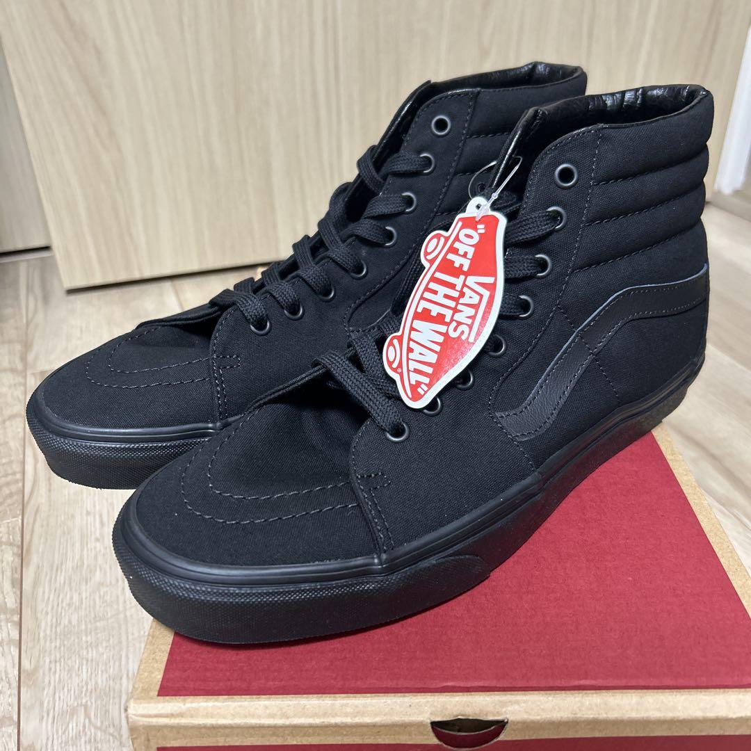 新品　バンズ　SK8-HI ブラック　28.5