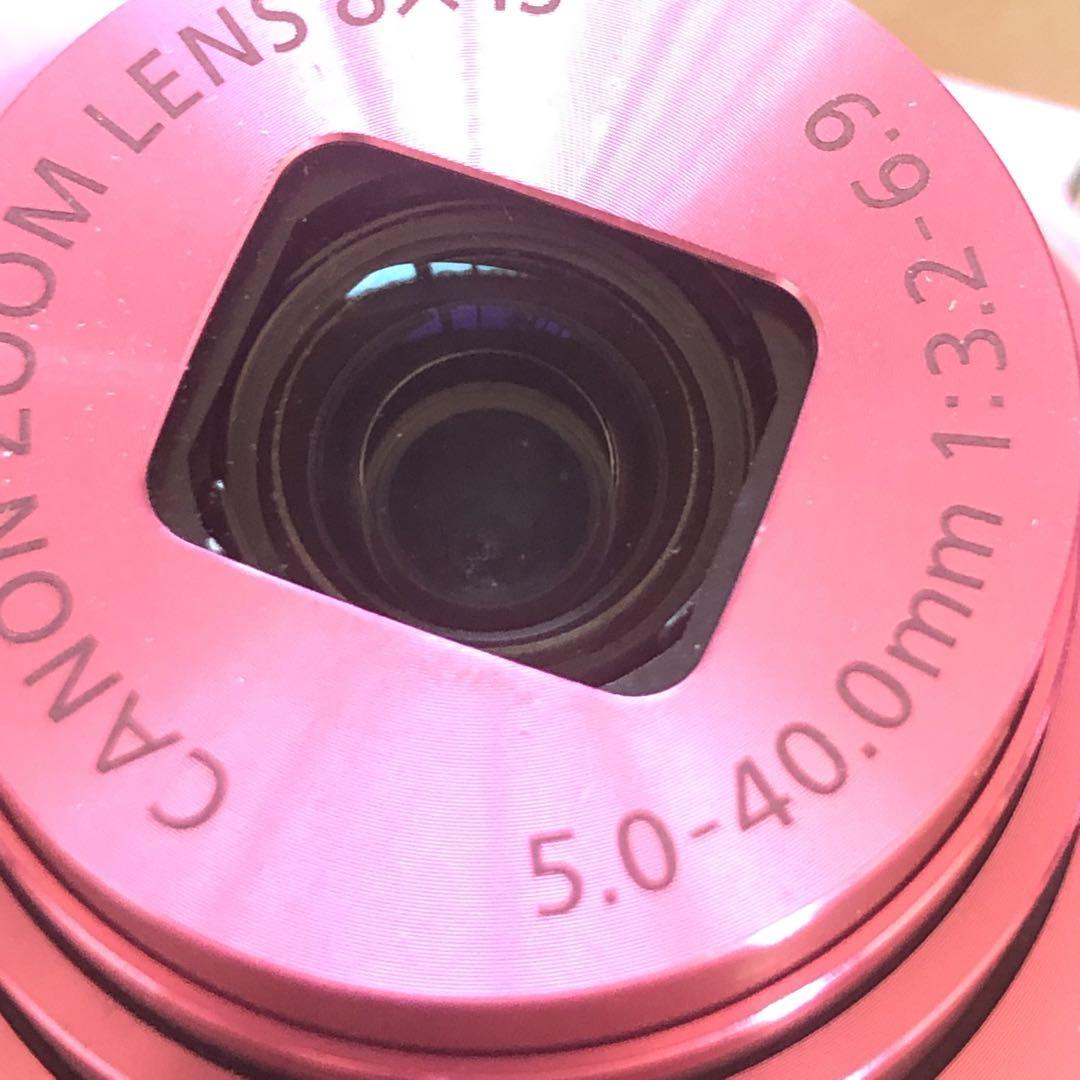 【作例あり】液晶難あり Canon IXY 110F CCDセンサー ピンク