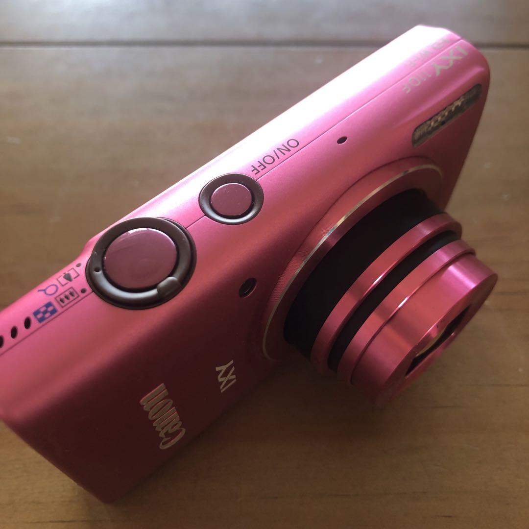 【作例あり】液晶難あり Canon IXY 110F CCDセンサー ピンク
