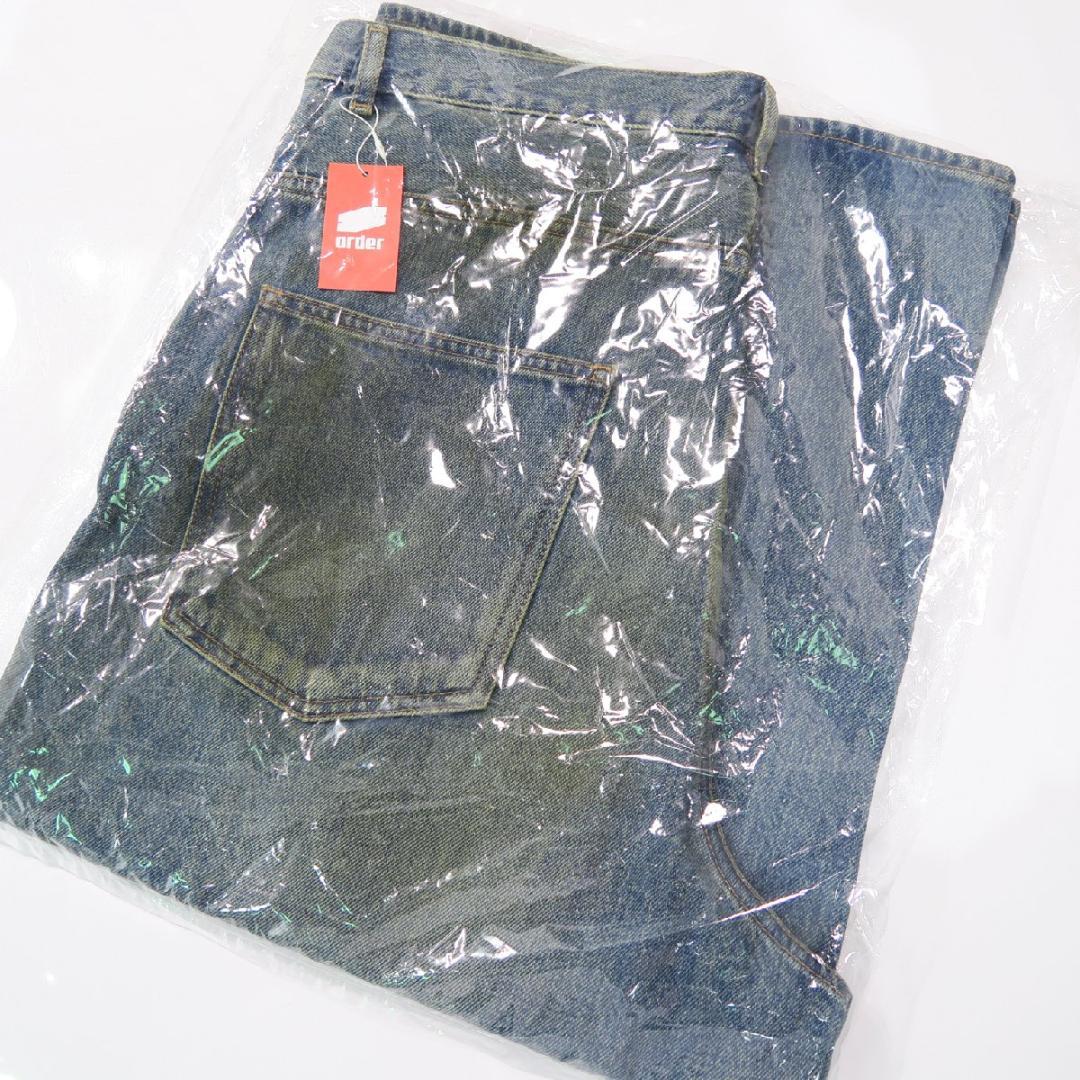 パンツ M order LOOSE DENIM HALF PANTS VINTAGE