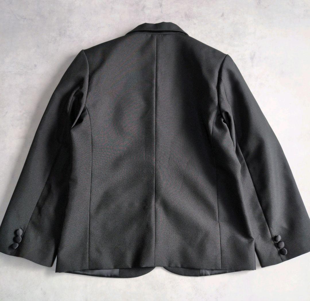 完品✨男子フォーマルスーツ　ベスト付き3ピース　黒　入学　卒業　140 黒