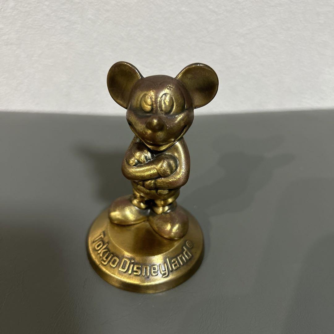 ディズニーランド　レア　ミッキー　真鍮　オブジェ