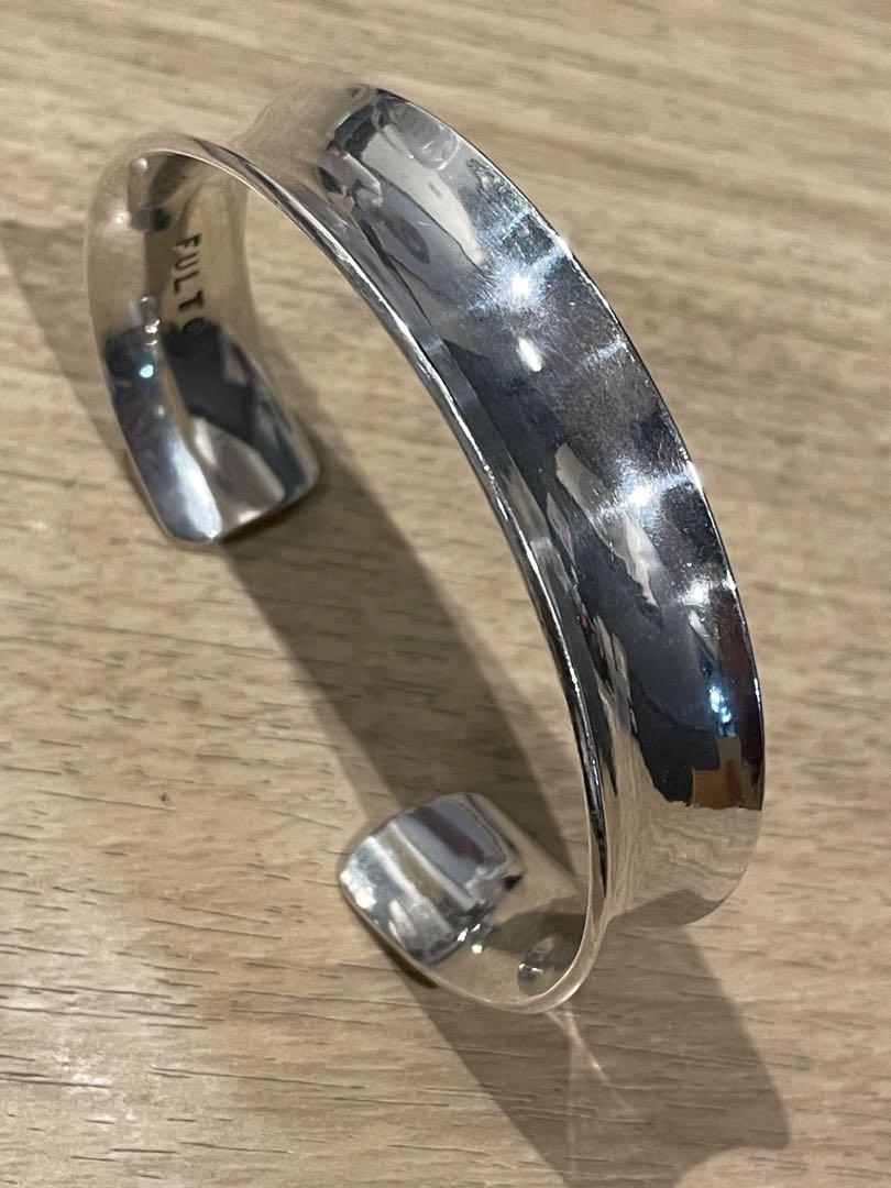 ◆感謝価格◆FULTON◆シルバー950◆エルラインミドルバングル◆