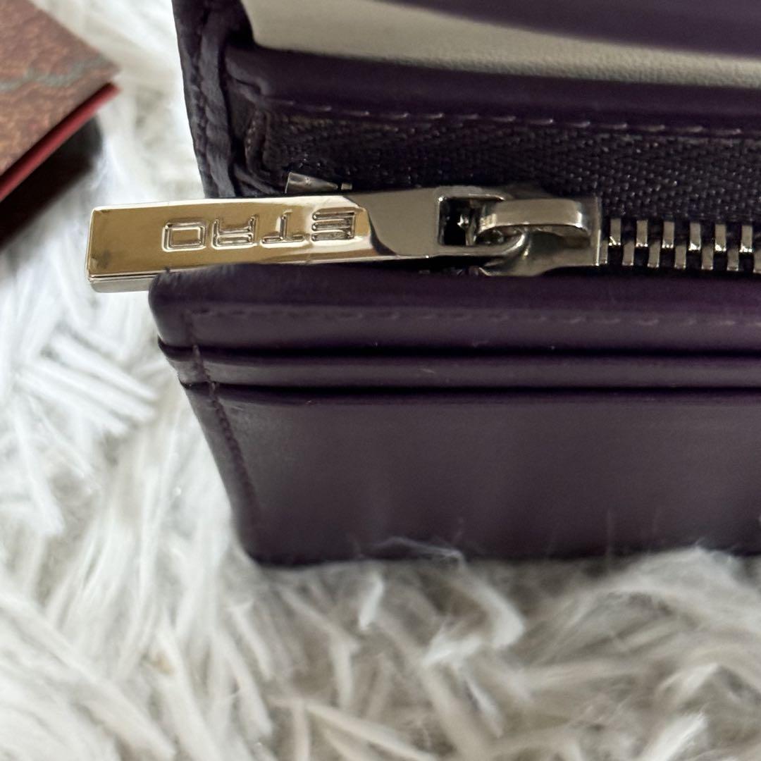 新品未使用✨ETRO エトロ　ミニウォレット　二つ折り財布　折財布　鳥かご