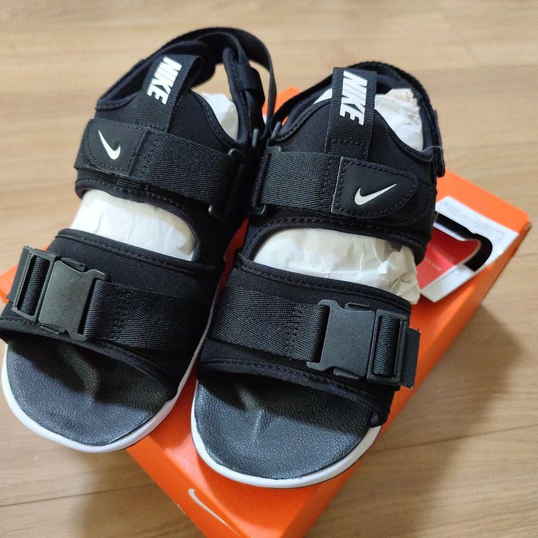 Nike Canyon Sandal ブラック/ホワイト 6　24cm