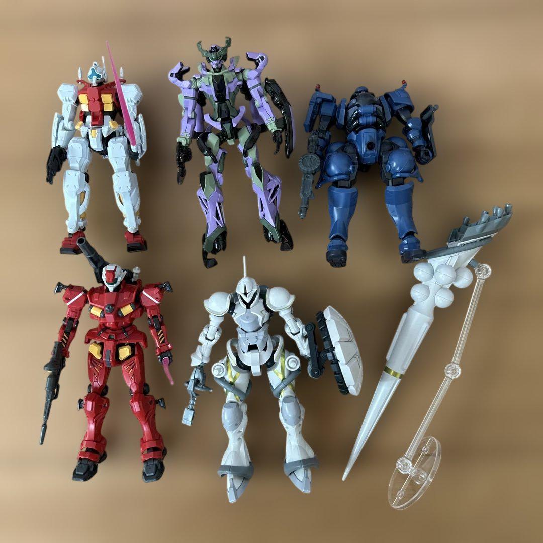 【素組中古品】 HG ジークアクス プラモデル 5種