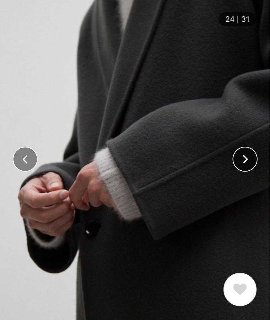 ジャケット・アウター LIDNM Super 140s SHAWL COLLAR CAPE COAT