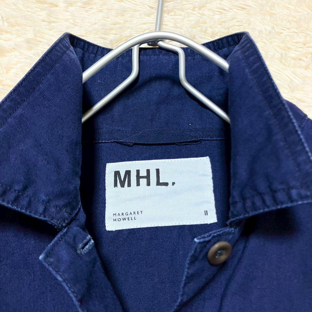 美品✨️ MHL. ハーフボタン シャツワンピース プルオーバー ネイビー １ mdprevattcaulkingandwaterproofing.com