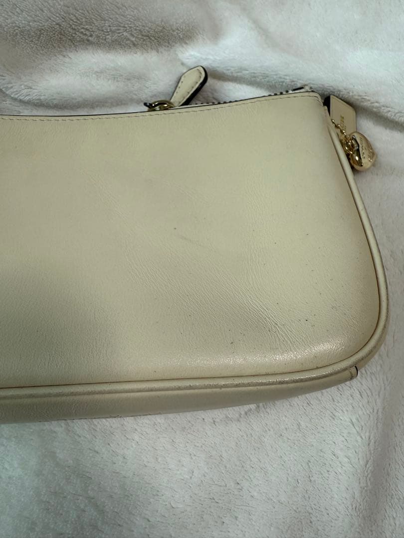 COACH クリーム色 ハンドバッグ
