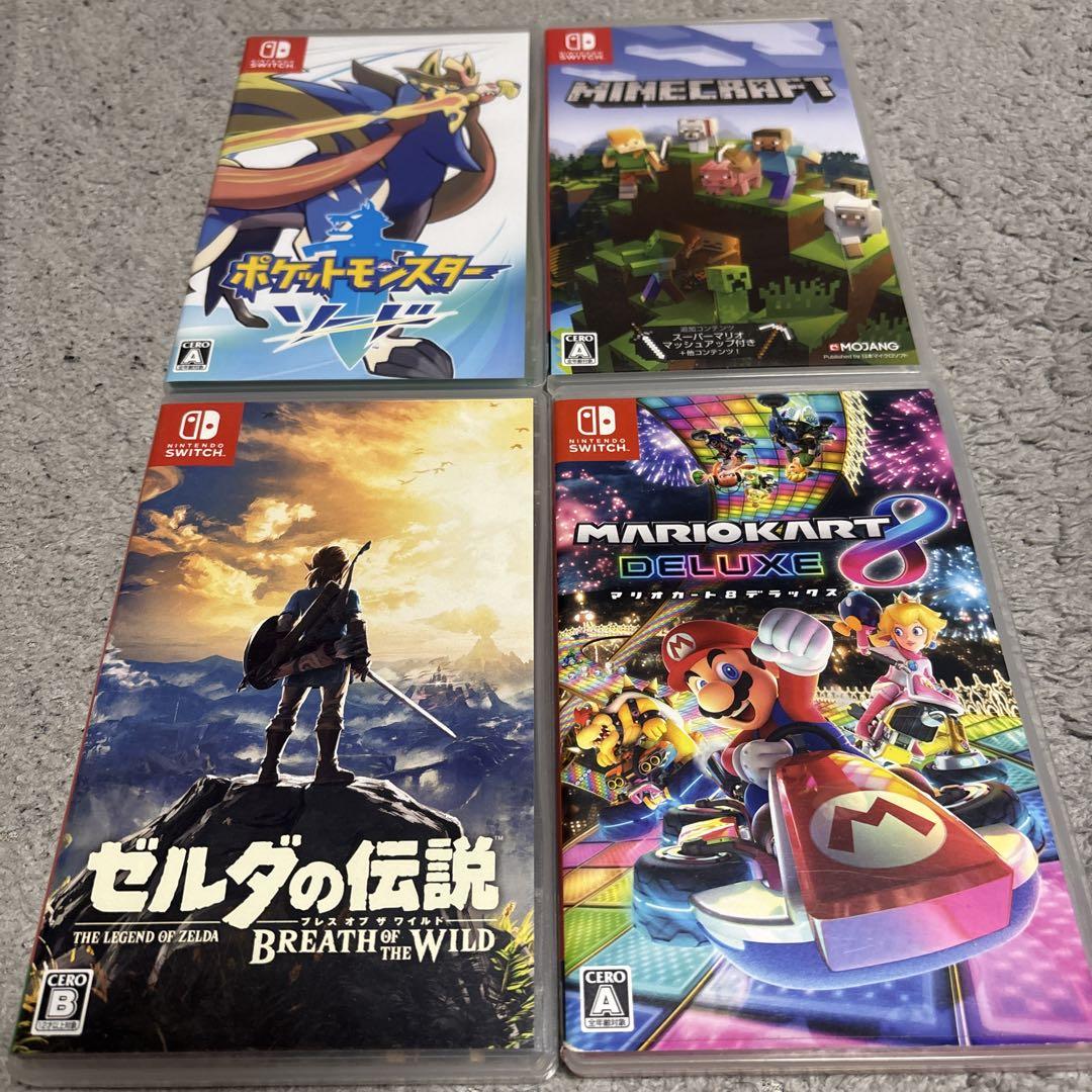 Nintendo Switch ゲーム4本セット - メルカリ