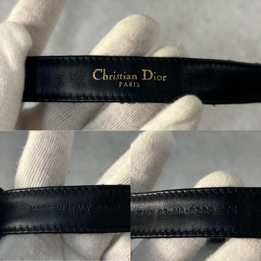 ［美品］DIOR　サドル　SADDLE オブリーク　20mm ベルト　ジャガード