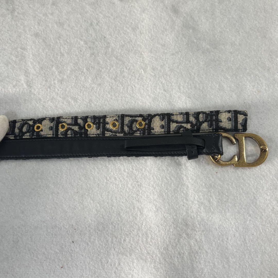 ［美品］DIOR　サドル　SADDLE オブリーク　20mm ベルト　ジャガード