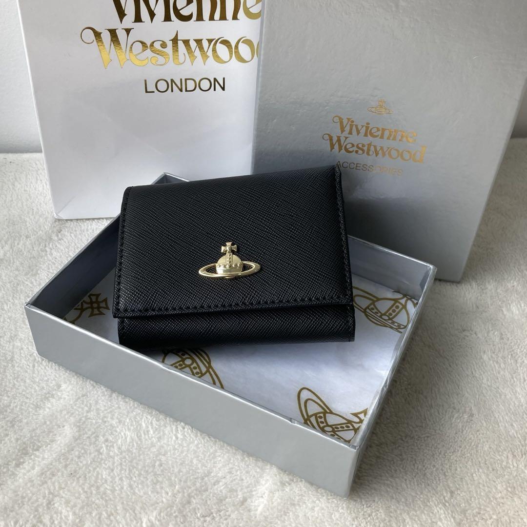 Vivienne Westwood 三つ折り財布　黒