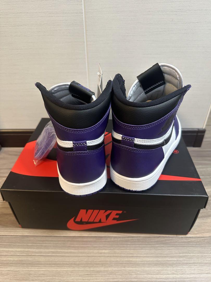 【新品未使用】NIKE エアジョーダン1 コートパープル