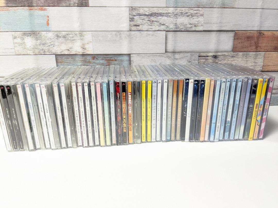 WEST. アルバム、シングルCD 62本セット　まとめ売り WEST. CD シングル アルバム まとめ売り - メルカリ